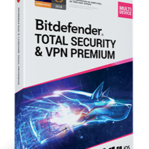 Bitdedender Total Security 2025 + VPN for 3 devices (1 year)