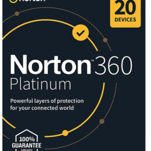 Norton 360 Platinum 20 PC - 1 An